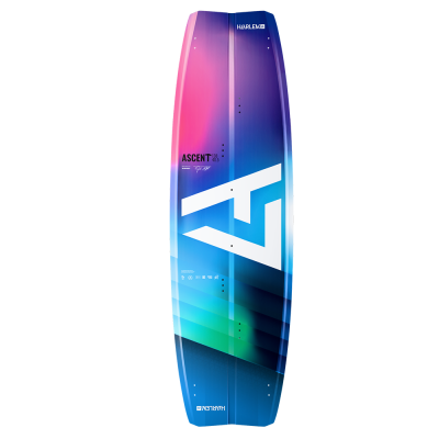 Detailed view of Harlem ASCENT kiteboard for kitesurfing