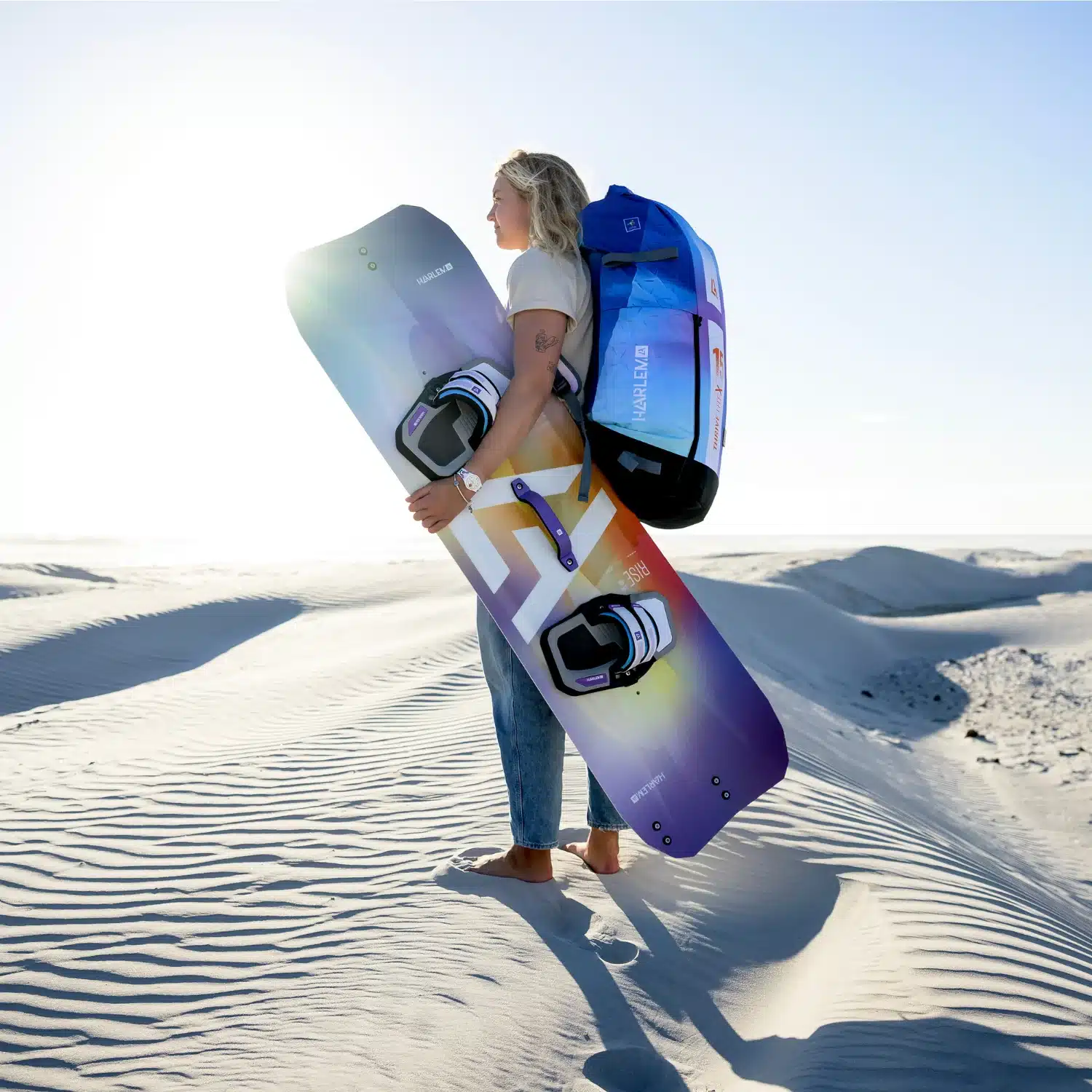 harlem rise kiteboard stance
