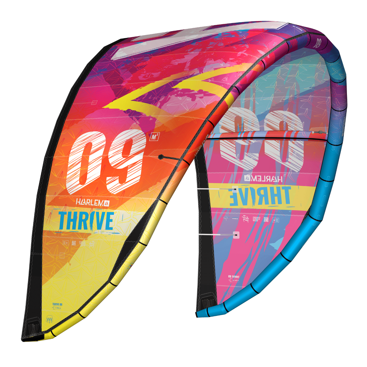 Harlem Thrive V2 kite left view