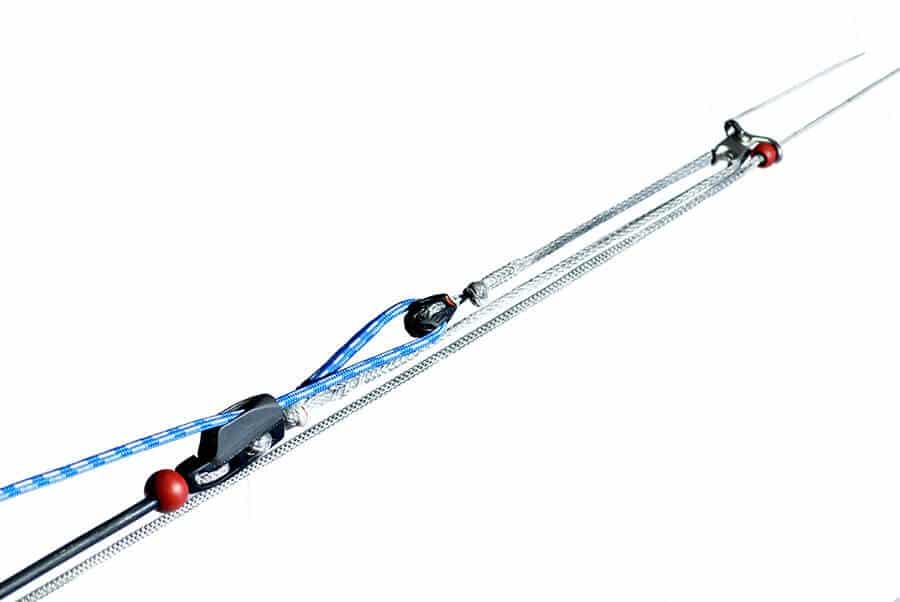 Double pulley trim system