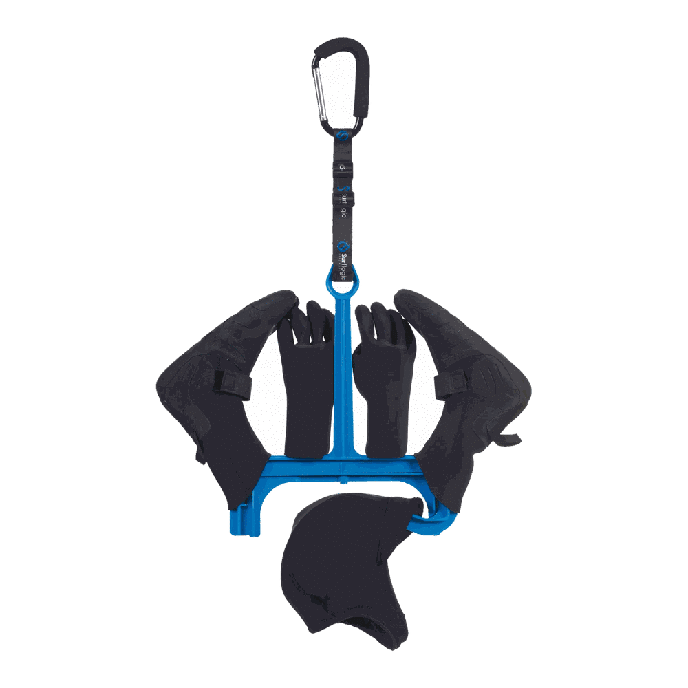 Designed for gloves, boots and hood drying
