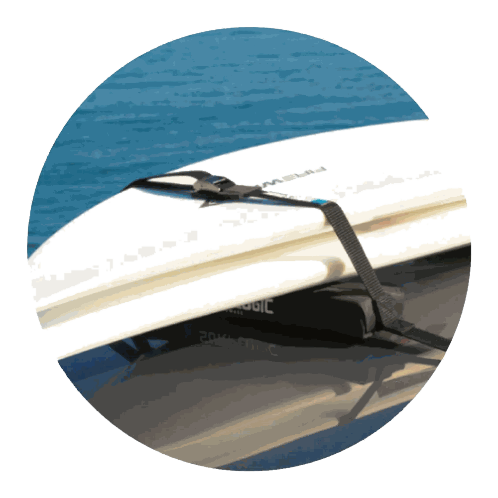 Soft and flexible roof rack system
