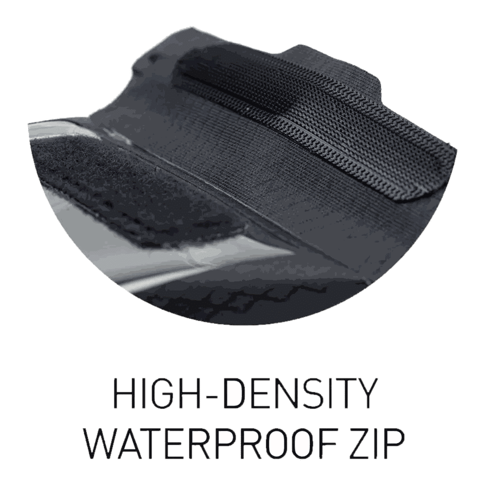 High-density waterproof zip seal
